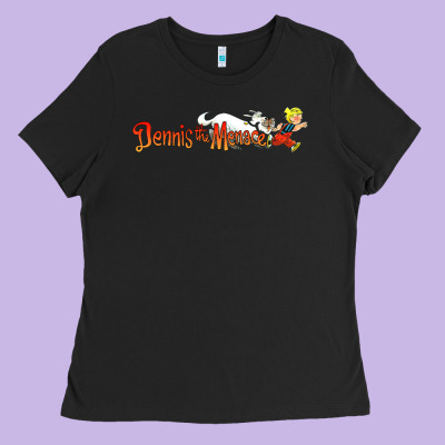 Dennis The Menace Funny Cartoon Movie Ladies Tee Designed By Artisfamous