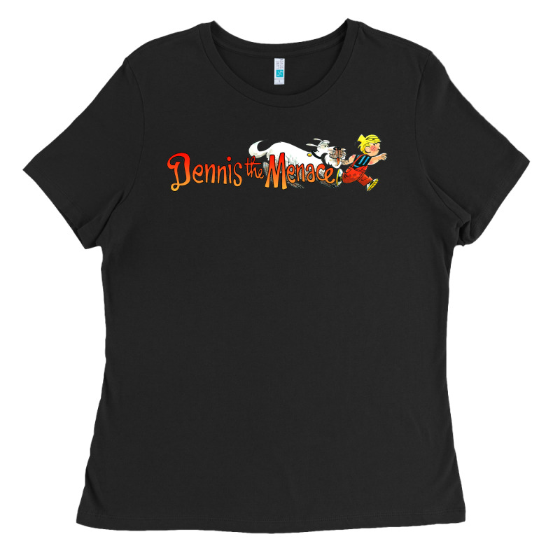 Dennis The Menace Funny Cartoon Movie Ladies Tee by artisFamous | Teevron