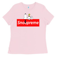 Bubblegum Pink snoopreme Ladies Tee - artisFamous