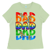 Matcha Dad dad dad pride Ladies Tee - CowGirlArtShop