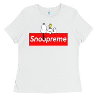 White snoopreme Ladies Tee - artisFamous