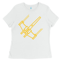 White x wing starfighter Ladies Tee - artisFamous