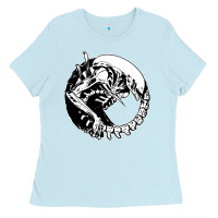 Baby Blue xenomorph Ladies Tee - artisFamous