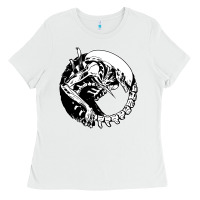 White xenomorph Ladies Tee - artisFamous