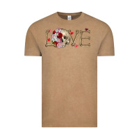 Vintage Coffee Skull love Valentine's Day Vintage Tee - FaDigitalArtStudio