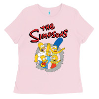 Bubblegum Pink the simpsons funny family Ladies Tee - artisFamous