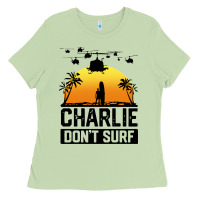 Matcha summer vacation charlie don't surf Ladies Tee - artisFamous