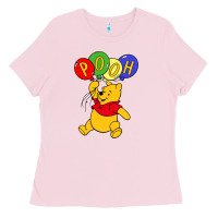 Bubblegum Pink hunny the pooh Ladies Tee - artisFamous