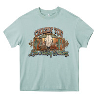 Arona Chasin you like a shot of whiskey bull skull Heavy Core Tee - HowdyJamesFarm