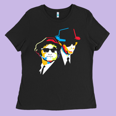 Blues Brothers Ladies Tee Designed By Artisfamous