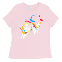 Bubblegum Pink blues brothers Ladies Tee - artisFamous