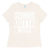 Bone straight outta refills funny pharmacy technician pharmacist Ladies Tee - artisFamous