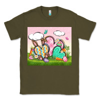 Army Green easter Classic Tee - CowGirlArtShop