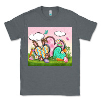 Charcoal Heather easter Classic Tee - CowGirlArtShop