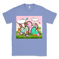 Colony Blue easter Classic Tee - CowGirlArtShop