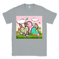Heather Grey easter Classic Tee - CowGirlArtShop
