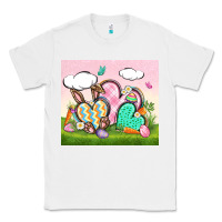 White easter Classic Tee - CowGirlArtShop