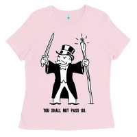 Bubblegum Pink you shall not pass go Ladies Tee - artisFamous