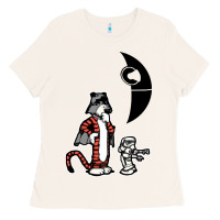 Bone hobbes and calvin Ladies Tee - artisFamous