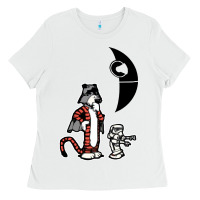 Hobbes And Calvin Ladies Tee | Teevron