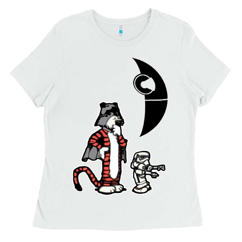 Hobbes And Calvin Ladies Tee by artisFamous | Teevron