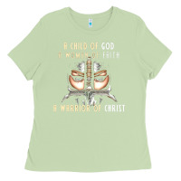 Matcha child of god woman of faith warrior of christ Ladies Tee - artisFamous