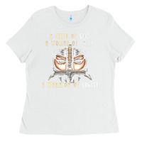 White child of god woman of faith warrior of christ Ladies Tee - artisFamous