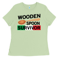 Matcha funny wooden spoon survivor Ladies Tee - artisFamous