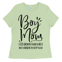 Matcha boy mom less drama than girls but harder to Ladies Tee - artisFamous