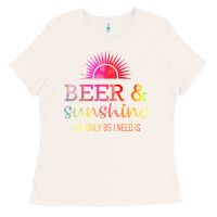 Bone the only bs i need is beer sunshine Ladies Tee - artisFamous
