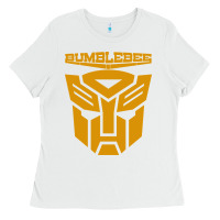 White bumblebee Ladies Tee - artisFamous