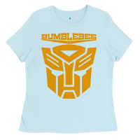 Baby Blue bumblebee Ladies Tee - artisFamous