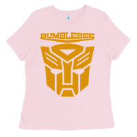 Bubblegum Pink bumblebee Ladies Tee - artisFamous