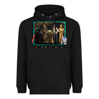Black friends movie characters Heavyweight Hoodie - AdoDesignShop
