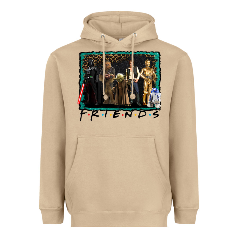 Friends Movie Characters Heavyweight Hoodie by AdoDesignShop | Teevron