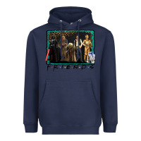 Navy friends movie characters Heavyweight Hoodie - AdoDesignShop