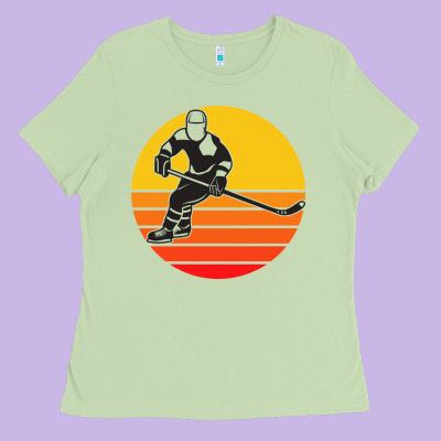 Hockey 1 Ladies Tee Designed By Artisfamous