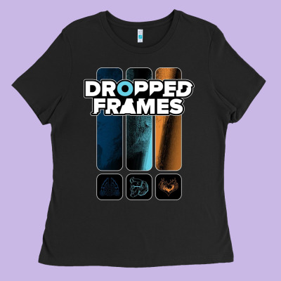 Dropped Frames Ladies Tee Designed By Artisfamous