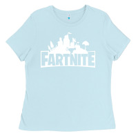 Baby Blue fartnite Ladies Tee - artisFamous