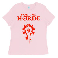 Bubblegum Pink for the horde Ladies Tee - artisFamous