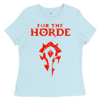 Baby Blue for the horde Ladies Tee - artisFamous