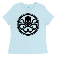 Baby Blue hydra Ladies Tee - artisFamous