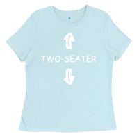 Baby Blue two seater Ladies Tee - artisFamous