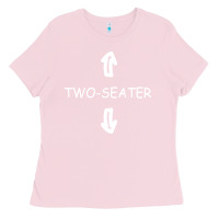 Bubblegum Pink two seater Ladies Tee - artisFamous