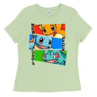 Matcha kanto starters Ladies Tee - artisFamous