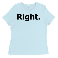 Baby Blue right Ladies Tee - artisFamous