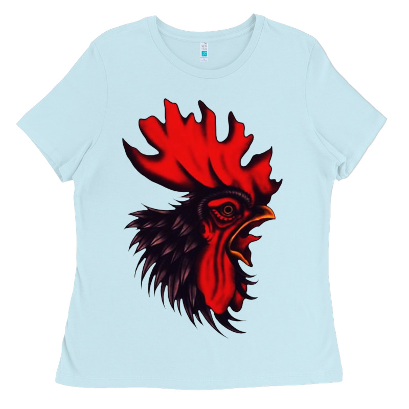 Rooster Ladies Tee by artisFamous | Teevron