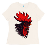 Bone rooster Ladies Tee - artisFamous