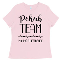 Bubblegum Pink physical therapy making a difference Ladies Tee - artisFamous