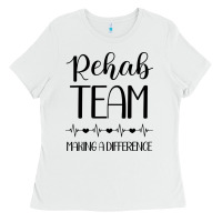 White physical therapy making a difference Ladies Tee - artisFamous